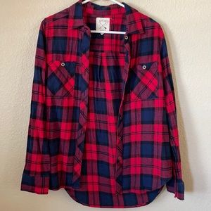 LA Hearts flannel